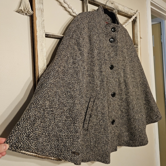 Merona Poncho Cape Coat Jacket Women's L/XL - Picture 4 of 11